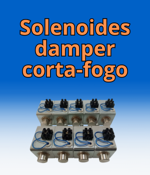 solenoides damper corta fogo